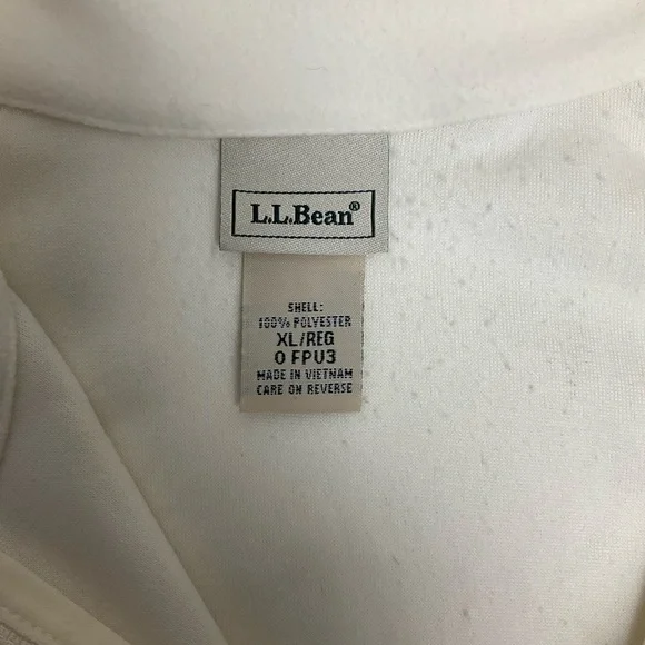 LL Bean 3/4 Zip Fleece Pullover - Picture 4 of 4